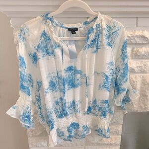 Ann Taylor Peplum Blouse